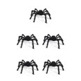 thumbnail image 3 of Monstrate Spooky Spider Decoración de Halloween para Dark Place Cosplay Party Amplia aplicación Decoración Props 150cm Type2 NO2, 3 of 6