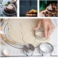 thumbnail image 3 of Juego de 12 Cortadores de Galletas Redondos de Acero Inoxidable, Moldes para Hornear Donas, Galletas, Pasteles y Repostería, 3 of 4