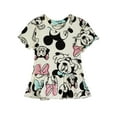 thumbnail image 2 of Character Baby Girls Rib Short Sleeve Top & Leggings Set, 2-Pice, Sizes 0/3 Months-24 Months, 2 of 5