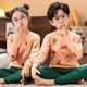 thumbnail image 2 of Conjunto de pijamas de invierno para niños, ropa de dormir navideña de algodón para niñas, pijamas de animales, ropa de dormir para el hogar para niños de 4, 6, 8, 10 y 12 años, 2 of 4
