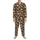 thumbnail image 3 of Balery Heart Pijama para Hombre de Dos Piezas con Manga Larga, Conjunto de Dormir y Descanso Suave con Bolsillos-Large, 3 of 7