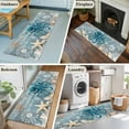 thumbnail image 6 of Blue Octopus Coastal Runner Rug 2x6 FT, Non Slip Hallway Carpet, Summer Beach Ocean Starfish Coral Washable Soft Floor Carpet Throw Runner Carpet Long Rug for Entryway Kitchen Bedside Sliding Door, 6 of 9