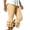 Yellow, variant on Yifymode Capri Pants for Women Trendy Tiered Ruffle Hem Flare Leggings Bell Bottom Skinny Cropped Bloomer Trousers,Gray L