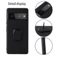 thumbnail image 3 of Nalacover Slim Case for Google Pixel 7 Pro, Ring Holder Kickstand Hybrid Rugged PC + TPU Shockproof Lens Protection Cover, Support Car Mount Holder Case for Google Pixel 7 Pro,Glitter Black, 3 of 6