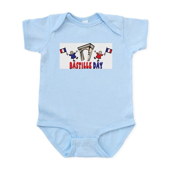 CafePress - Bastille Day Infant Bodysuit - Baby Light Bodysuit, Size Newborn - 24 Months