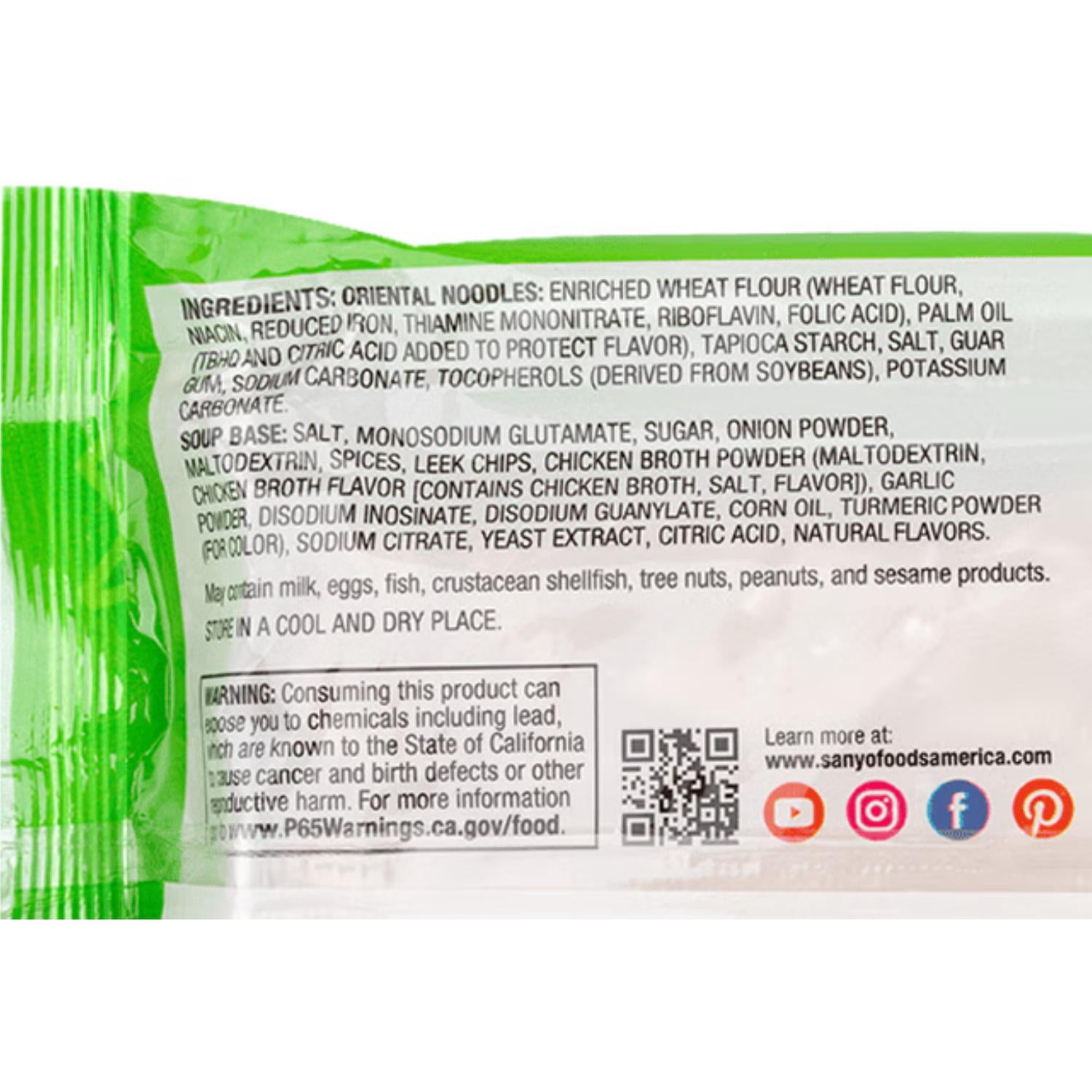 (12 pack) Sapporo Ichiban Japanese Style Ramen Noodles in Chicken Broth, 3.5 oz Bag, Contains Wheat and Soy