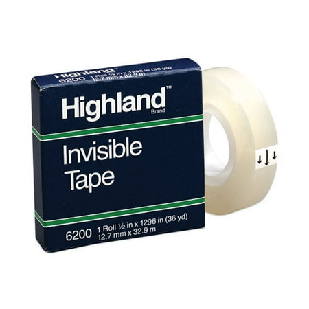 

Invisible Permanent Mending Tape 1 Core 0.5 X 36 Yds Clear | Bundle of 2 Rolls