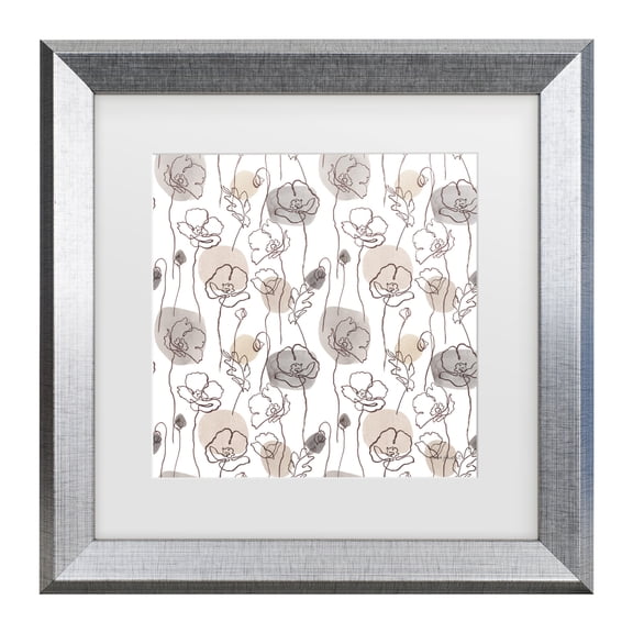 Lisa Audit 'Think Neutral 15' Matted Framed Art