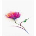 thumbnail image 3 of Flower Duvet Cover Set, Simplistic Poppy Design Purity and Grace Love and Friendship Splattered Image, Decorative 2 Piece Bedding Set with 1 Pillow Shams, Twin Size, Fuchsia, by Ambesonne, 3 of 3
