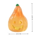 thumbnail image 4 of 4PCS Luminous Mini Resin Pumpkin Figurines, Glow in The Dark Halloween Miniature Pumpkin Figures Statue for Fall Party Dollhouse Potted Plant Micro Landscape Home Outdoor Decoration DIY Crafts, 4 of 8