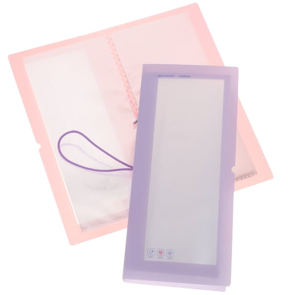2 Pcs Organizer Bins Sticker Storage Book Sticker Organizer Student 20X8.8cm