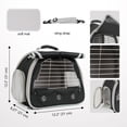thumbnail image 6 of Portable Carrier Bag to Transport Small Animals like Guinea Pig, Hamster, Hedgehog, Bunny for Traveling and Vet Visit, 6 of 7