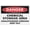 Warning Sign 5, variant on Danger Chemical Storage Area Unauthorised Persons Keep Out Sign 8"x12" Reflective Aluminum Metal Warning Signage With Symbol For Indoor Outdoor Use