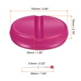 thumbnail image 2 of Uxcell Magnetic Pin Cushion with 100pcs Plastic Head Pins, Magnetic Pins Holder Pink, 2 of 6