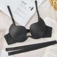 thumbnail image 1 of Sujetador en U profundo sin espalda para mujer, ropa interior íntima con aros, copa abierta, Push Up, lencería Sexy sin costuras, 1 of 5