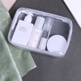 thumbnail image 2 of AMERTEER Clear Toiletry Bag PVC Travel Cosmetics Bags Transparent Toiletry Makeup Bags Multi-Size Toiletry Organizer Pouch with Zipper Multifunction Storage Bag for Airport Travel, 2 of 5