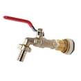 thumbnail image 1 of Faucet Rainwater Collector 1/2" Faucet,Drain Tank Adapter for Faucet,Brass Faucet (1PCS), 1 of 5