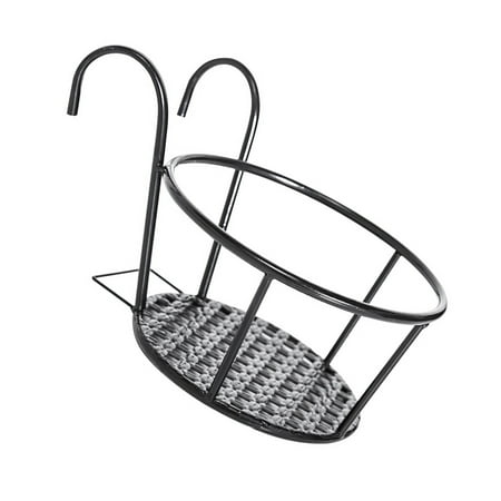 

Hangingstand Holder Flower Balcony Flowerpot Hanger Outdoor Pot Basket Rack Indoor Metal Planter Baskets Shelf