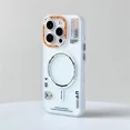 thumbnail image 3 of Funda de teléfono mate magnética para iPhone 16 15 14 13 12 11 Pro Max Plus para MagSafe carga inalámbrica cubierta de protección contra caídas esmerilada, 3 of 5