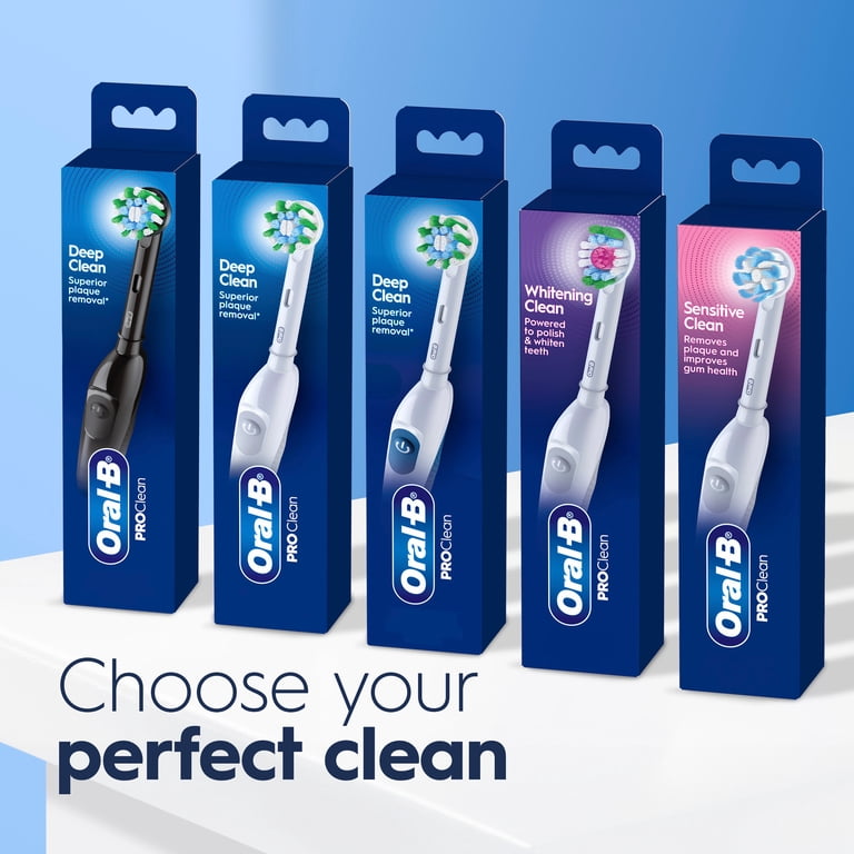 Oral-B Toothbrush, ProClean CrossAction, Battery Powered Electric