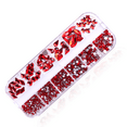 thumbnail image 1 of Nail Art Rhinestones Cristales de uñas, piedras preciosas de diamantes de uñas con parte posterior plana de múltiples formas, 1 of 5