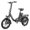 BLACK, variant on Gotrax OTTO Foldable Electric City Bike, 350W Motor, 40KM Range, 25KM/H Top Speed, Lightweight Commuter eBike, White
