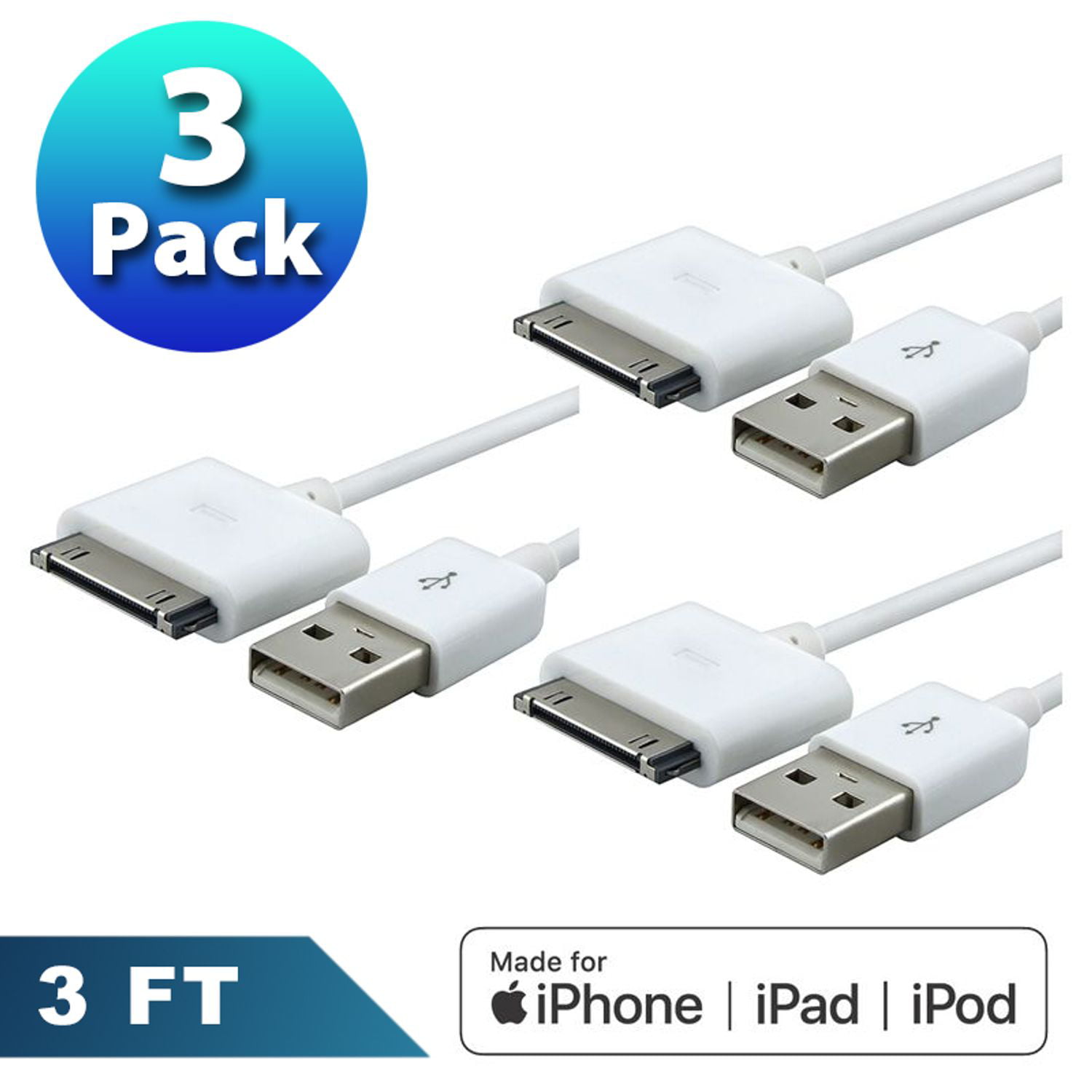 Extra Long 1.8M HDMI TV Cable Adapter For Apple iPad1/2/3/ iPhone 4/4s/ iPod 4th 