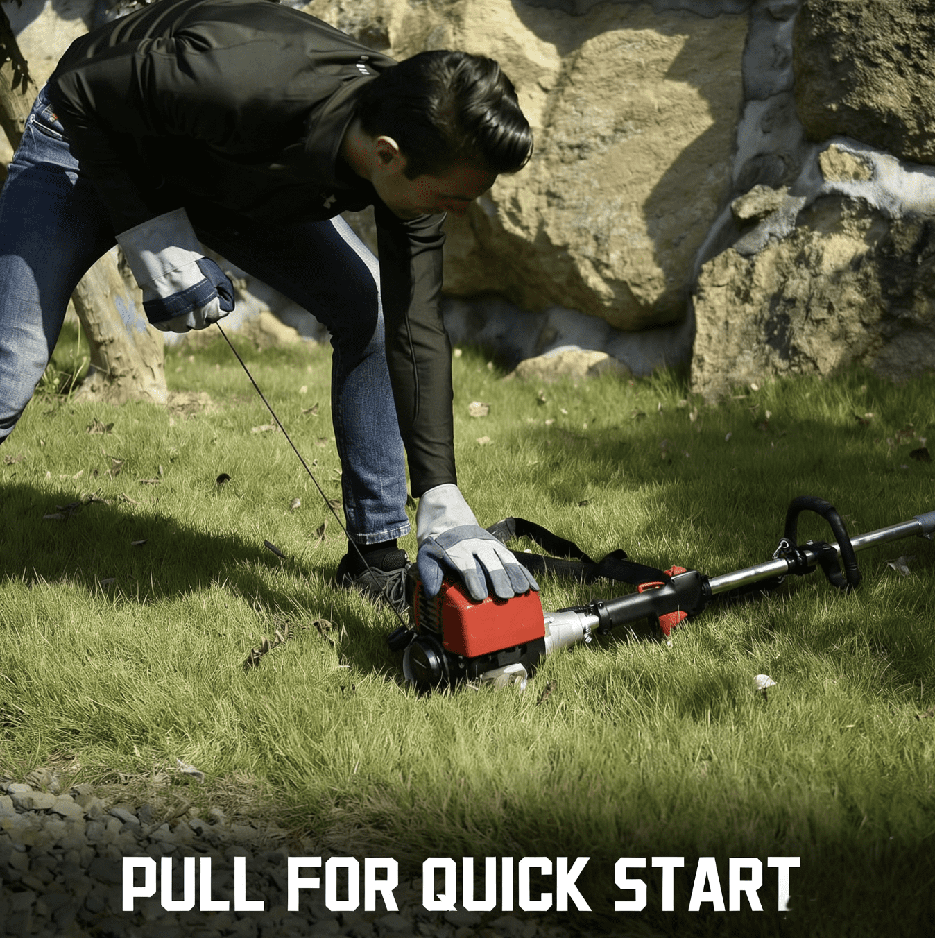 GX50 4 Strokes 6 in 1 Hedge Trimmer Shear Weed Wacker Pruning Brush Cutter 50cc Petrol combo