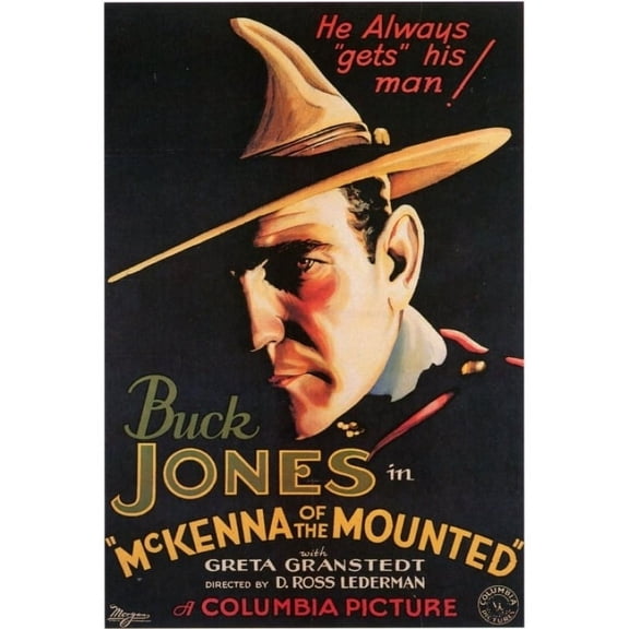 Posterazzi MOVEF5298 Mckenna of the Mounted Movie Poster - 27 x 40 in.