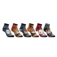 thumbnail image 1 of Harry Potter Chibi Character Designs 6 Pack Men And Women Ankle Socks, 1 of 1