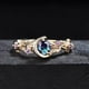 thumbnail image 4 of Xihbxyly Anillo de Amatista Vintage con Diseño de Estrella Envolvente, Elegante Joya de Compromiso con Amatista y Diamantes de Imitación, Regalo Perfecto para Cumpleaños, Aniversarios y Bodas. 1 Piez, 4 of 6