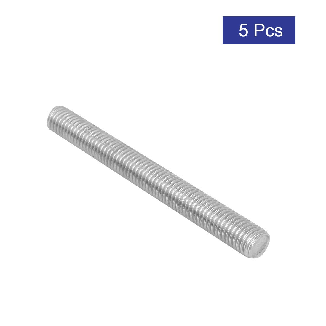 Unique Bargains M12 x 140mm Metric Right Hand Thread Fully Threaded Rod Stud Fastener 5Pcs