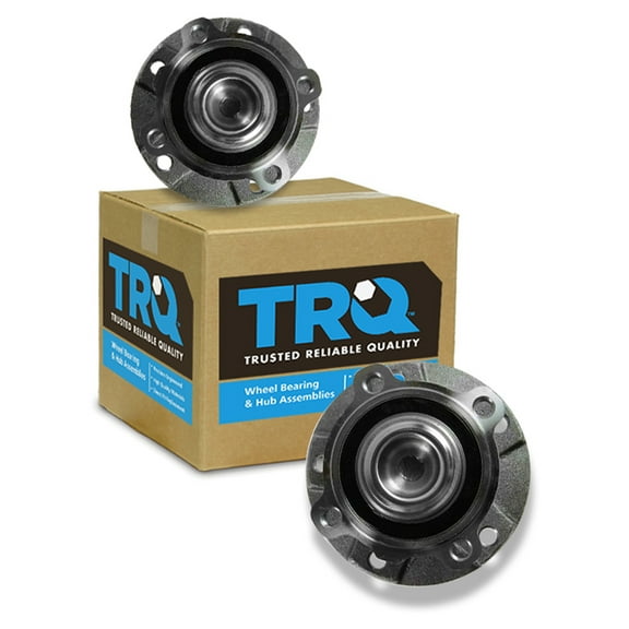 TRQ Wheel Bearing & Hub Assembly Front Pair Set for BMW 5 6 Series RWD NEW BHA53669 Fits select: 2008-2010 BMW 528, 2004-2007 BMW 530