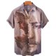 thumbnail image 3 of Camisetas gráficas de Cristo Jesús para hombres, ropa, camisas hawaianas estampadas en 3D, camisetas de playa de manga corta, blusas Y2K, ropa vintage, blusas con solapa, 3 of 5