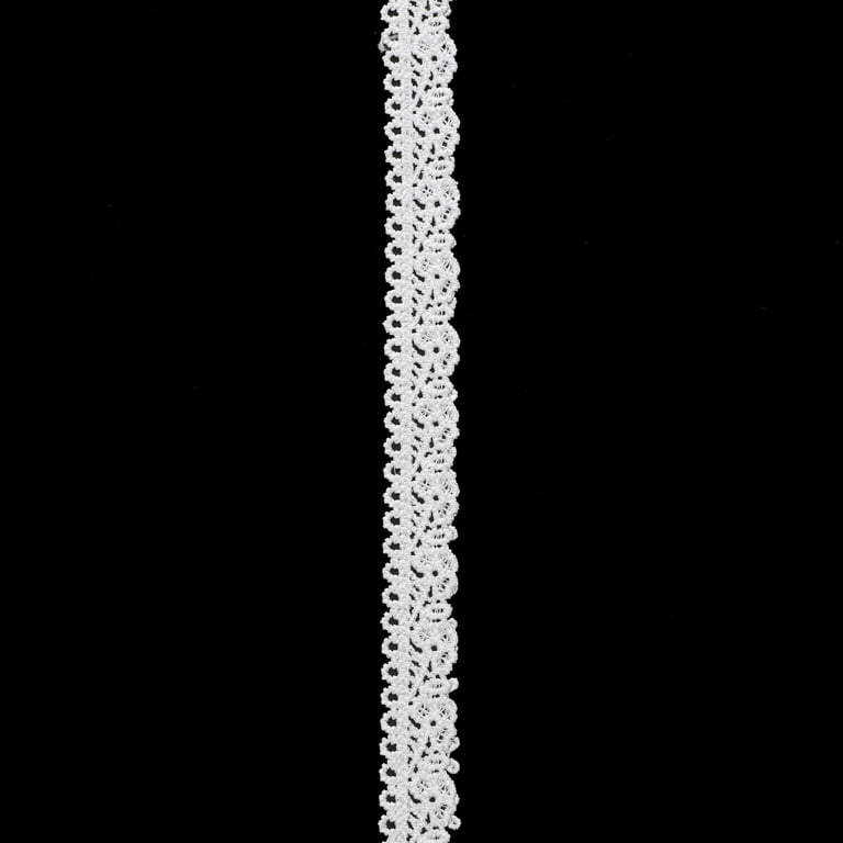Simplicity Trim, White 3/4 inch Classy Lace Trim Great for Apparel, Home  Decorating, and Crafts, 3 Yards, 1 Each