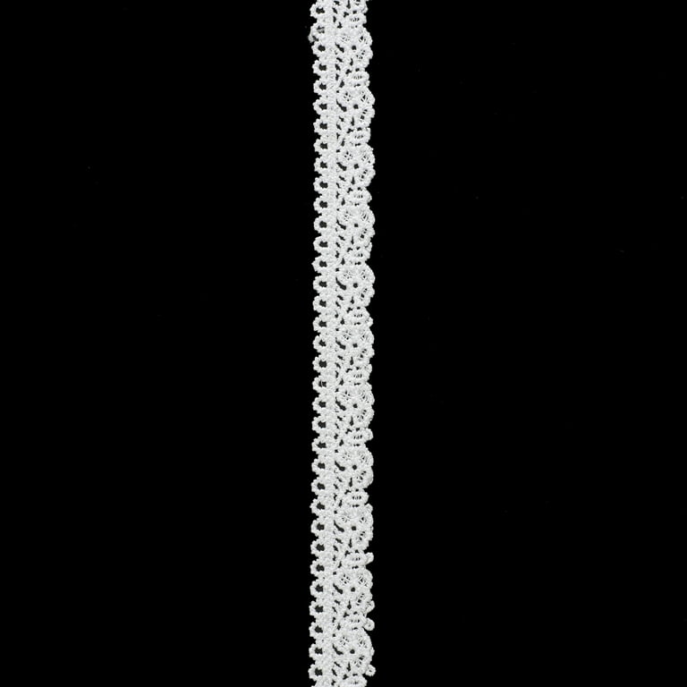 Simplicity Trim, White 3/4 inch Classy Lace Trim Great for Apparel, Home  Decorating, and Crafts, 3 Yards, 1 Each 