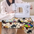 thumbnail image 4 of HELLHERO Black Cat Pumpkin Pattern Sewing Machine Mats Home Indoor Storage Sew Machine Pad for Woman Gifts, 4 of 5