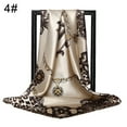 thumbnail image 4 of Opolski Square Women Leopard Chain Muslim Ramadan Decor Hijab Head Protection Cover Scarf, 4 of 8