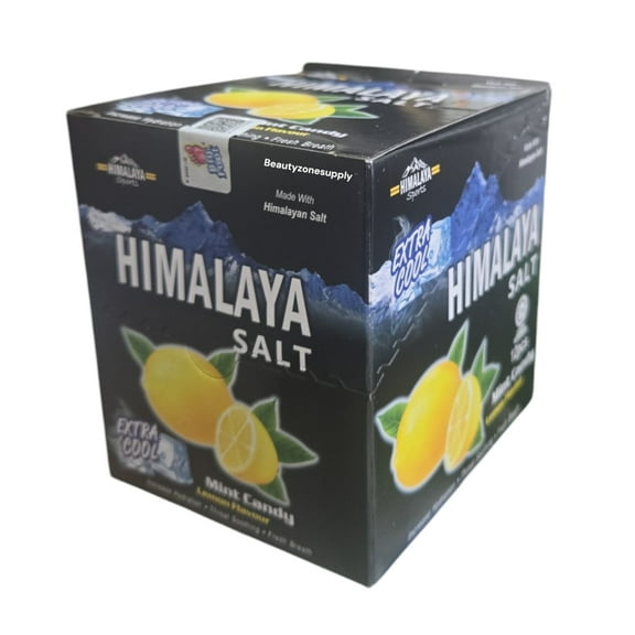 Himalaya Salt Mint Candy Lemon Kẹo Muối Chanh, Bạc Hà 12 pack