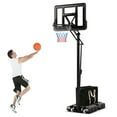 thumbnail image 1 of Patiojoy Portable Basketball Hoop 8-10FT Height Adjustable Basketball Hoop System w/ 44" Backboard Fillable Base, 1 of 10