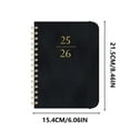 thumbnail image 4 of 2025 A5 Leather Planner - Weekly Monthly Yearly Organizer with Coil Binding & Discipline Card, Portable Productivity Schedule Book for Students Professionals (Self-Improvement Gift), 4 of 6