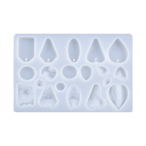 Techinal Earring Beach Landscape Crystal Epoxy Resin Mold Nature Coastline Island Pendant Silicone Mould DIY Crafts Chic Jewelry Making Tool