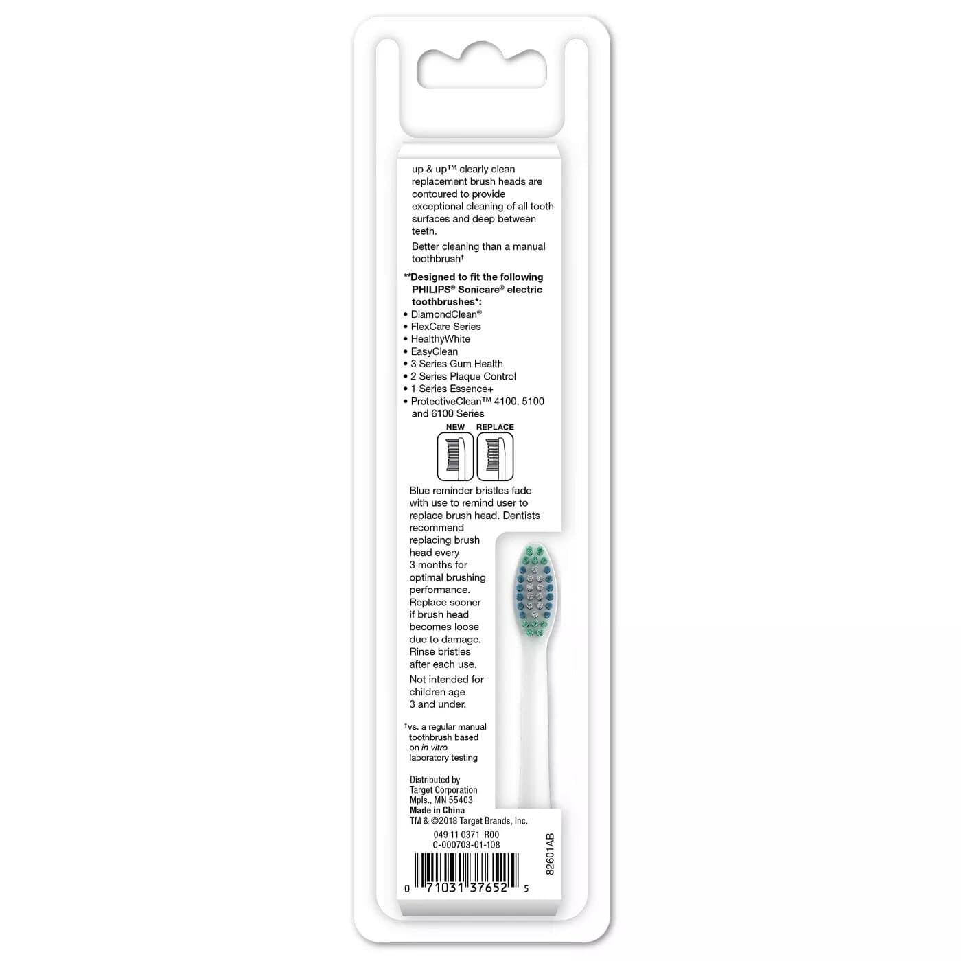 up and up toothbrush heads
