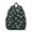Alien and UFO, variant on Alien Peace Sign Black Pattern Backpack for School, Cute School Bag with Adjustable Shoulder Straps and Padded Back, 13.8"x11.4"x6"