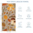thumbnail image 2 of Forest Mushrooms Snail Fall Microfiber Beach Towel Absorbent Compact Towels for Swimming Pool Beach Travel Things for Vacation Essentials Adult Gift,61.4×30.3Inch, 2 of 8