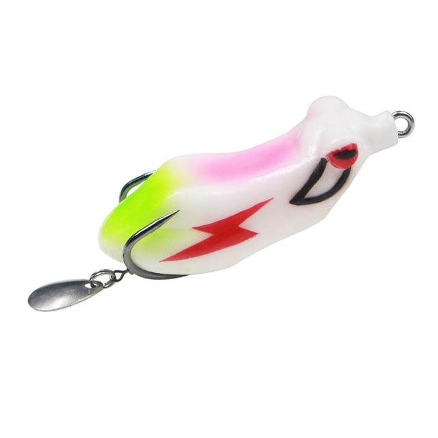 Señuelo de pesca TQEHS cebo blando tipo rana 2,36 pulgadas