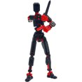 thumbnail image 4 of (Negro) (Sin Ensamblar Los Clientes Deben Ensamblarlo Ellos Mismos) Prototipo Muñeca Impresa en 3D Muñeca Lucky 13 Robot Cuerpo Artefacto Descompresión Y Juego (embalaje en OPP Engrosada Externamente), 4 of 9