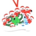 thumbnail image 1 of Diy Saludo Escrito A Mano Muñeco De Nieve Cara Cubierta Árbol De Navidad Colgantes Adornos De Resina De Navidad Methold HA042006-08, 1 of 6