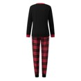 thumbnail image 3 of Family Matching Pajamas Sets Christmas Long Sleeve Tops with Pants, 3 of 9