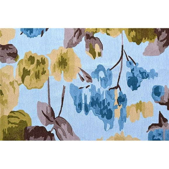The Rug Market 25643D 5 x 8 ft. Hibiscus Area Rug